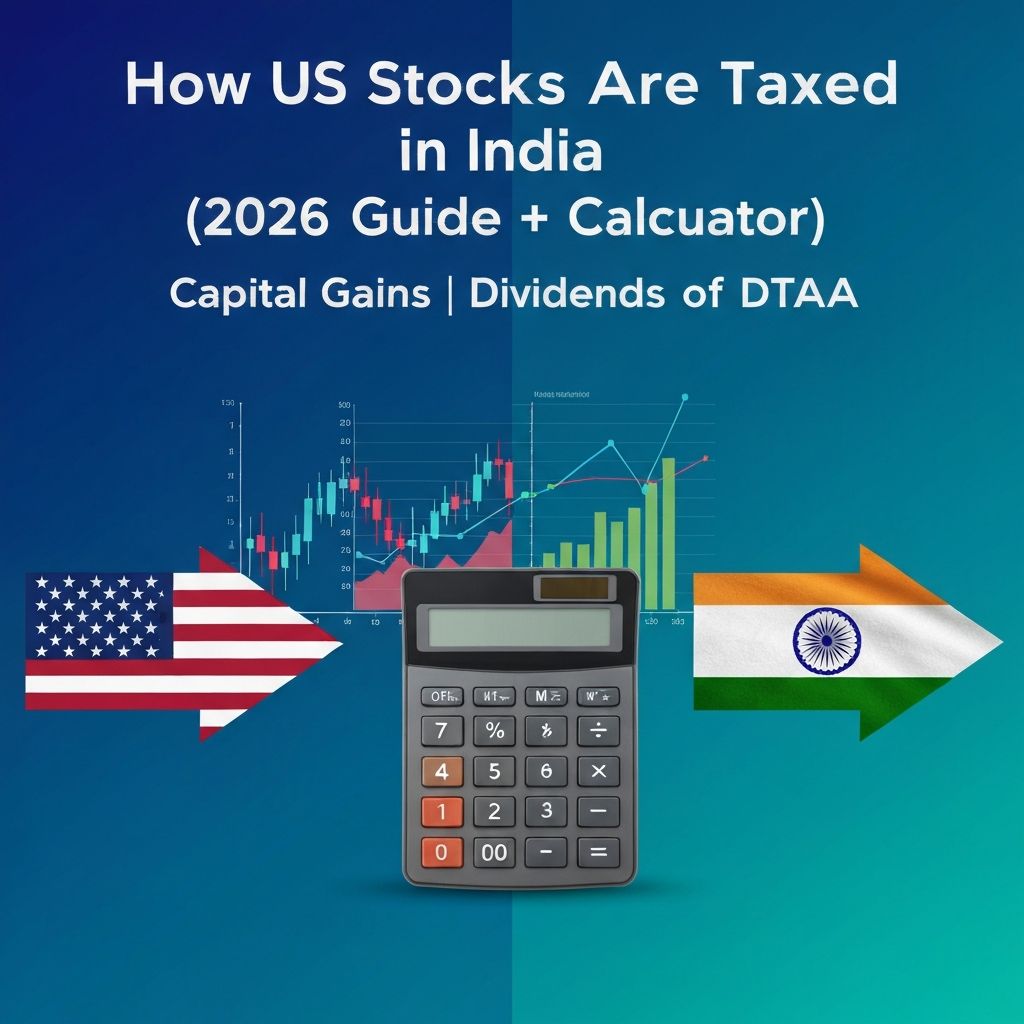 How US Stocks Are Taxed in India (2026 Guide + Calculator)